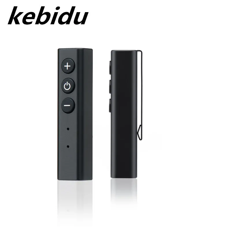 Kebidu Bluetooth 4,0 приемник адаптер для наушников Ручка Зажим для iPhone Xiaomi Handsfree беспроводной музыкальный адаптер для проводных гарнитур