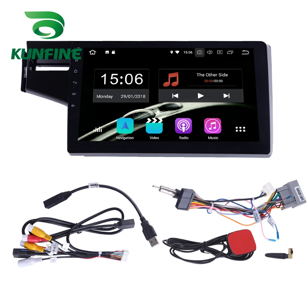 Android 9 0 Ram 4G Rom 64G PX6 Cortex A72 автомобильный DVD GPS мультимедийный плеер стерео для Honda FIT