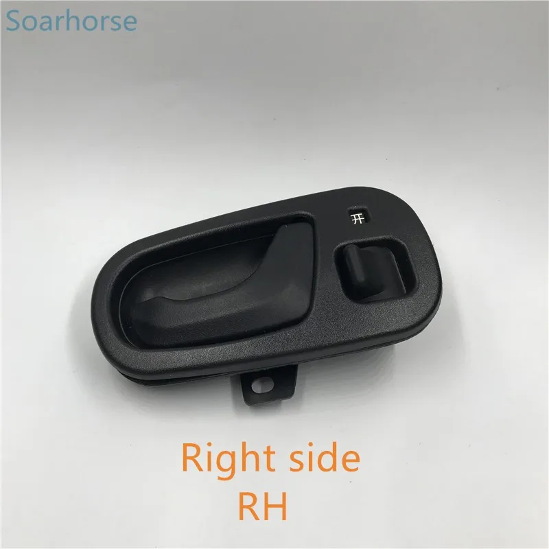 Right side RH Soarhorse для Suzuki Swift Geo Metro 92-94 черный автомобиль передняя и задняя внутренняя ручка двери интерьер - Цвет: Right side RH