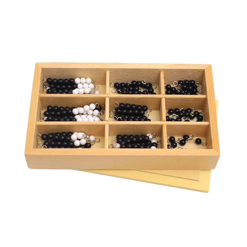 Детские материалы montessori для раннего развития детей деревянная игрушка черные и