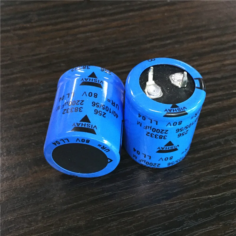 10 шт. 2200 мкФ 80V Vishay 256 серии 25x30 мм 80V2200uF Sanp в БП Алюминий электролитический
