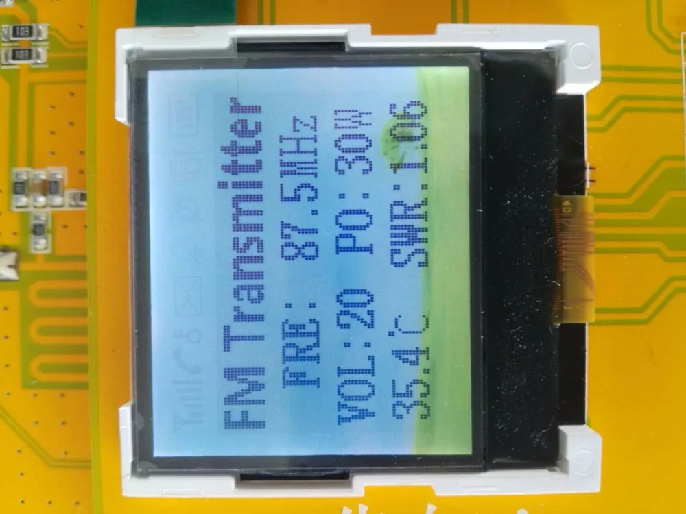 12V 76 M-108 MHz 30W цифровой светодиодный радиоприемник PLL стерео fm-передатчик с вентилятором радиатора