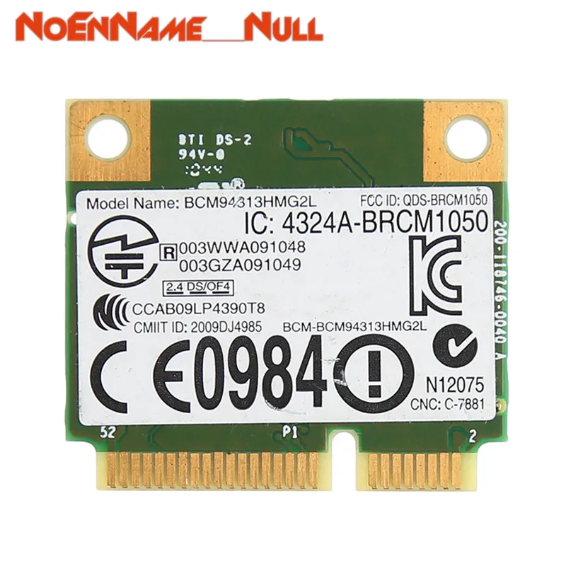 Беспроводная Wi Fi мини карта PCI E 150 м для Dell DW1501 0K5Y6D Broadcom BCM94313HMG2L|Сетевые карты| |