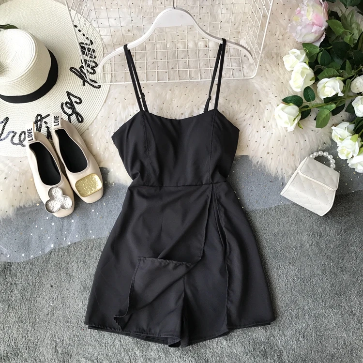 2019 летнее платье женские шорты шифоновое без рукавов Boho стиль короткое пляжное