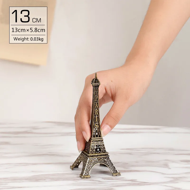 8-18cm Metal Art Crafts Paris Tower Model Figurine Office Decors Zinc Alloy Statue Activities Travel Souvenirs Home Decorations | Дом и сад