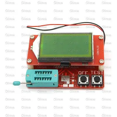 LCR-T5 ATmega328 цифровой прибор для проверки транзисторов 12864 ЖК-дисплей Ёмкость СОЭ