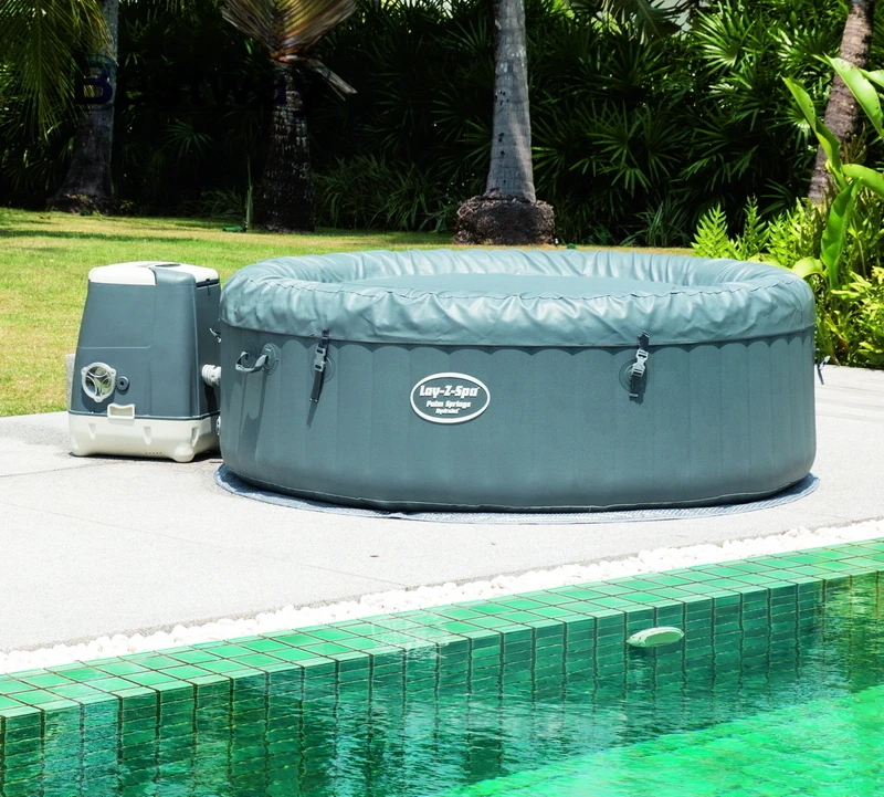 54144 Bestway 7" x 28"/196x71 см пальмовые пружины гидроструйный надувной спа с водной электромагнитной смягчающей системой для 4-6 взрослых