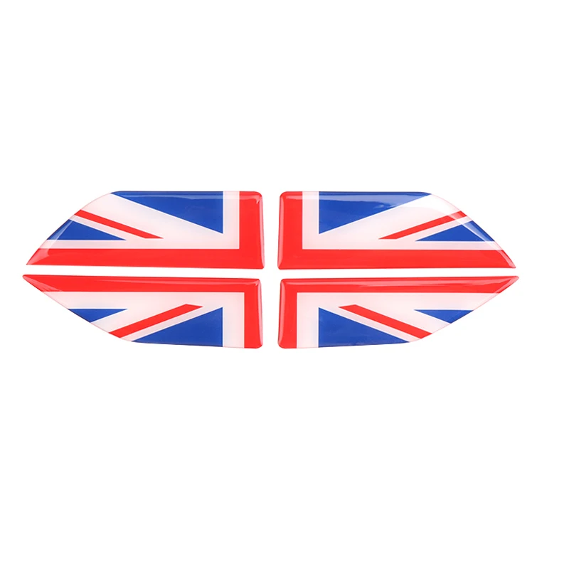 union jack Юнион Джек Автомобильная боковая пластина крыло наклейки раздел украшения для Mini Cooper F60 F 60 Countryman одна наклейка крышка аксессуары - Название цвета: union jack