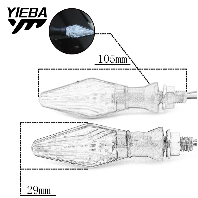 Мотоцикл светодиодный задний фонарь указатель поворота для HONDA CRF250R 04 06 YAMAHA YZ65 18