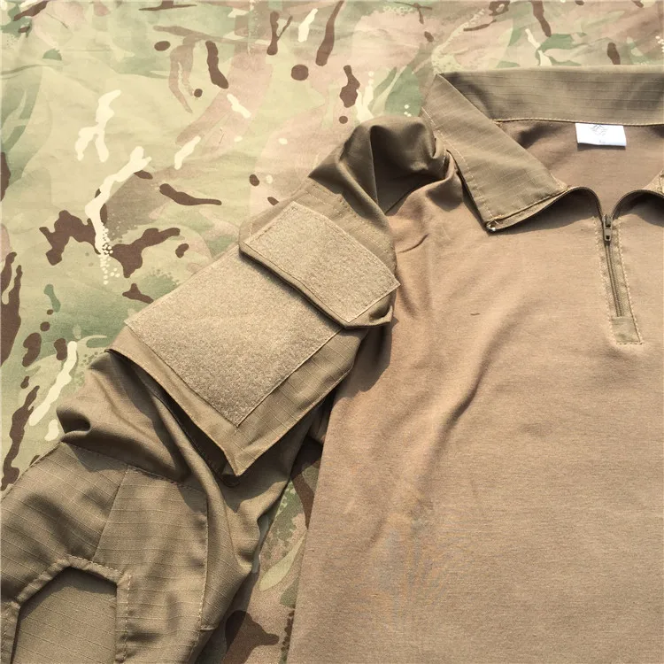 Men's Tactical Gear Army Military Uniform Combat Long Sleeve T-shirt Cargo Multicam Airsoft Paintball Militar Clothing | Тематическая