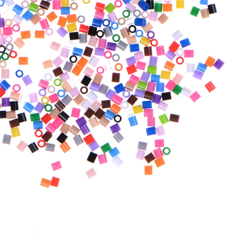 

500pcs/bag Mini Hama Beads Perler Beads Craft Pegboard Activity Fuse Beads Puzzle Education Kid Diy Toy 2.6mm