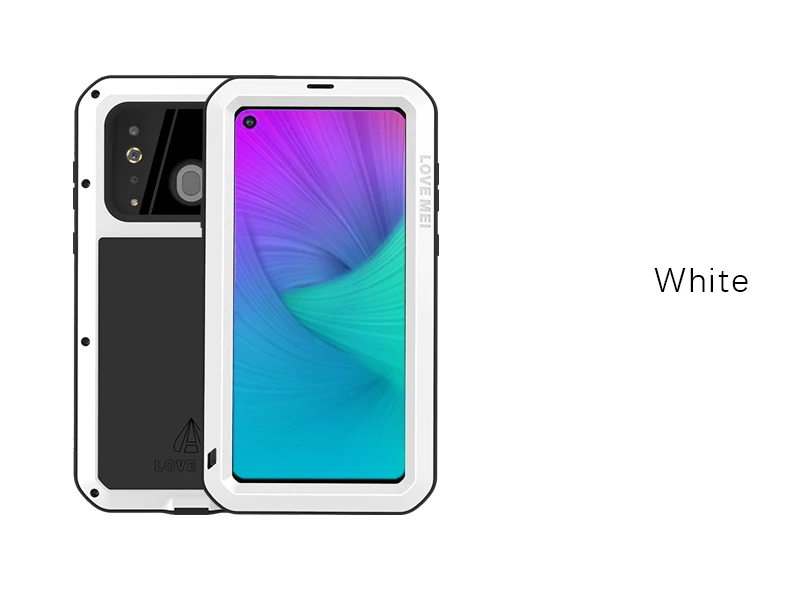 Love Mei металлический чехол для samsung Galaxy A9 A8 A6 плюс A9S A8S S10 5G Plus S10E A70 бронированный противоударный чехол для телефона чехол