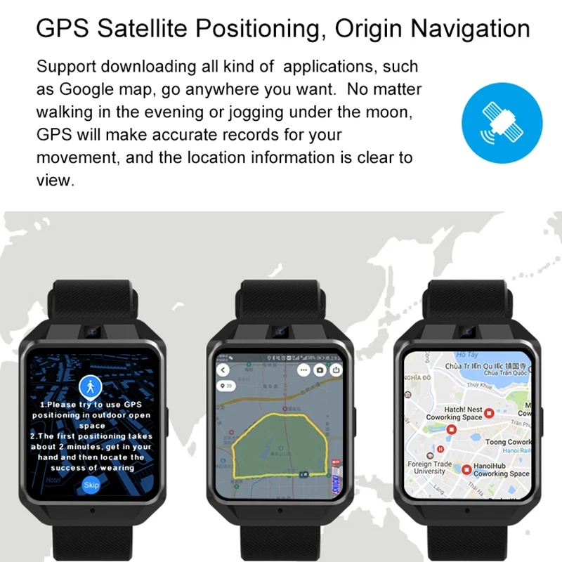 COXANG H5 Android 6,0 четырехъядерный Смарт-часы телефон 4G wifi 650Mah gps Smartwatch SIM карта Dail Вызов Bluetooth Музыка смартфон
