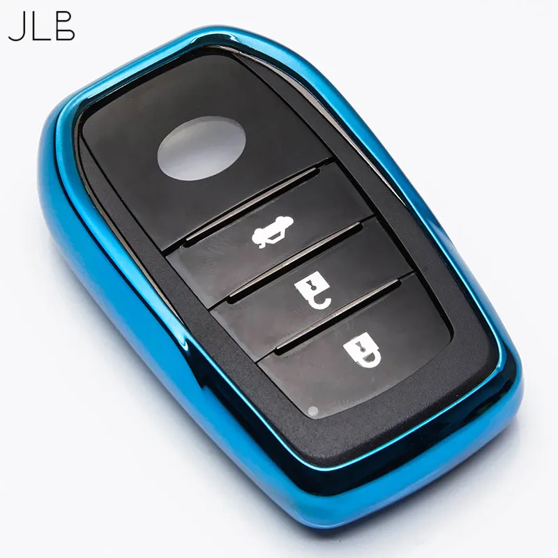JLB чехол для ключа автомобиля Toyota Avensis Corolla Prius Camry Vitz RAV4 дистанционный
