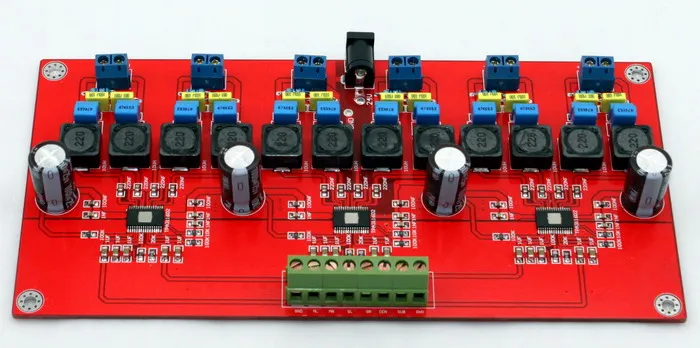 Плата усилителя DC24V TPA3116 6 0 каналов усилитель 6*50 Вт | Электроника