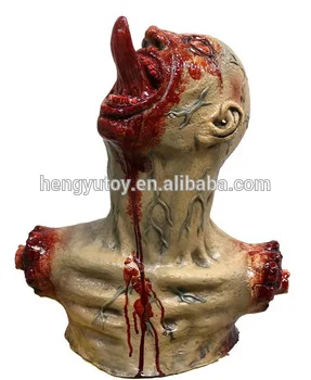 Gory Human Torso Halloween Fancy Dress Party Prop Mexican day the dead hanging decoration | Masks