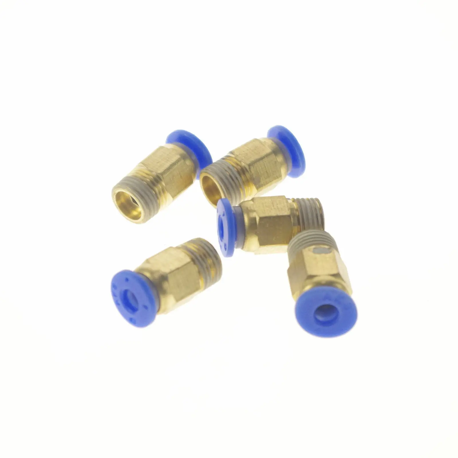LOT5 1/8 &quot1/4&quot 3/8 &quot1/2&quot Папа BSP для установки в трубку O/D 4/6/8/10/12 мм пневматический