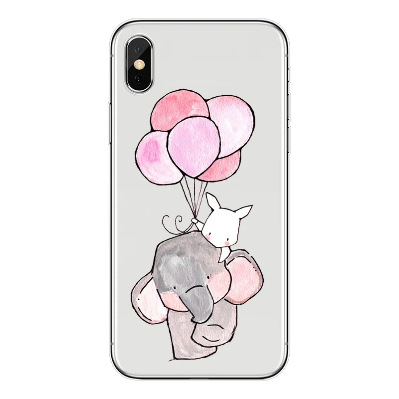 Мягкий силиконовый прозрачный чехол из ТПУ для iphone 6, 6s, 7, 8 Plus, 5, 5S, SE, X, Xs, Max, Xr, Capinha Coque