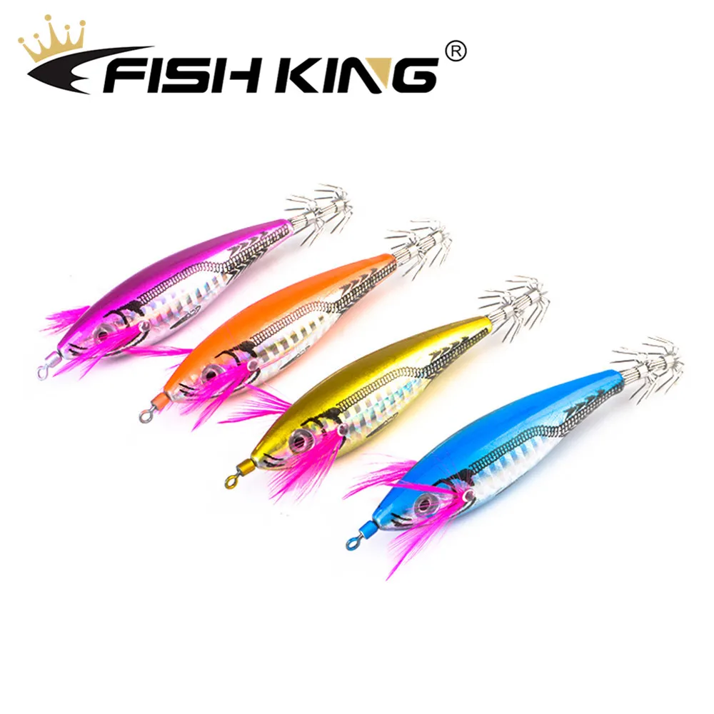 FISH KING приманка для рыбной ловли 7 см/11 5 г крючок кальмара со стандартными блеснами
