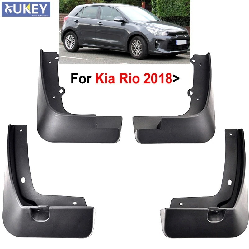 Комплект литых автомобильных брызговиков для Kia Rio 2017 2018 2019 YB хэтчбек брызговики
