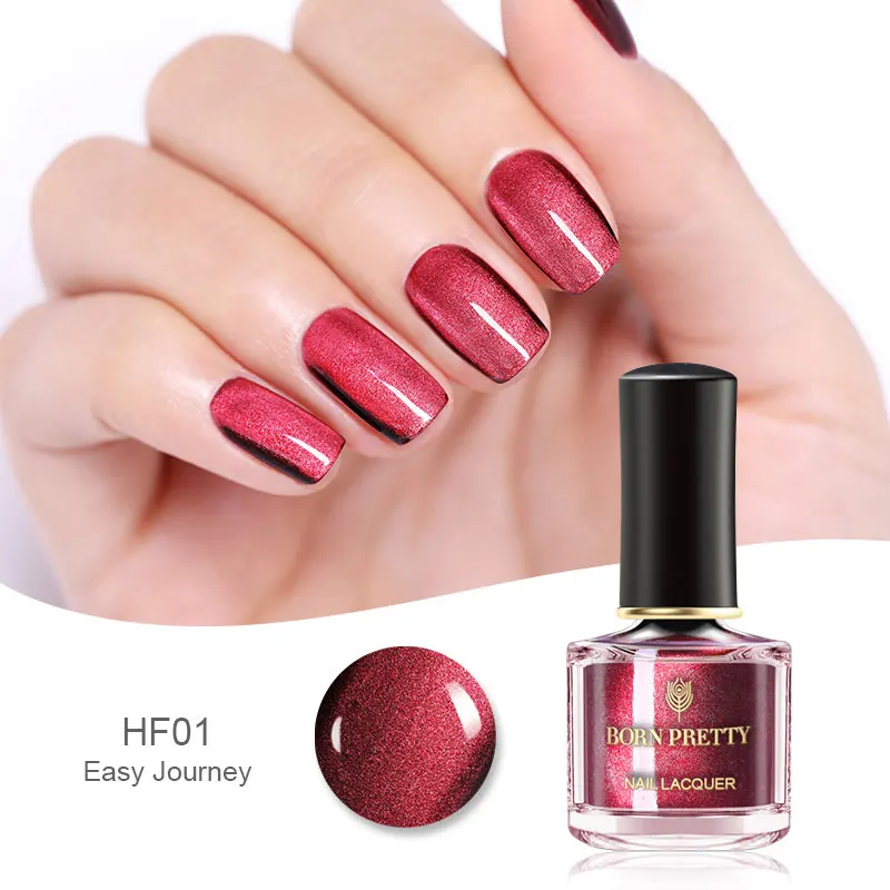 BP-HF01 BORN PRETTY 3D магнитный лак для ногтей Auroras голографические наклейки для ногтей Блестящий Магнит лак для дизайна ногтей - Цвет: BP-HF01