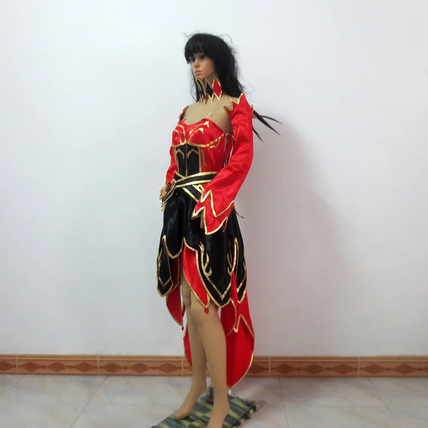 Dota 2 Lina костюм для косплея любой размер на заказ|cosplay costume|lina inversecustom cosplay costume |