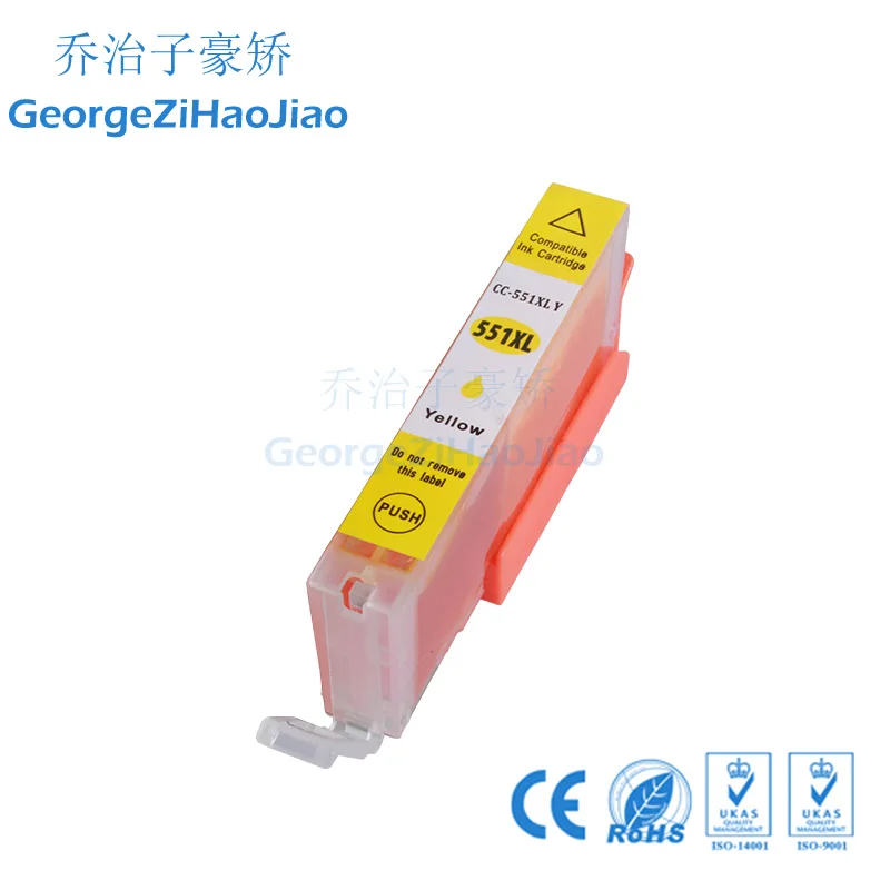 6 шт. 550XL Совместимость с PGI550 Canon Pixma iP7250 MG5450 MG5550 MG5650 MG5655 MG6350 MG6450 MX925|Чернильные