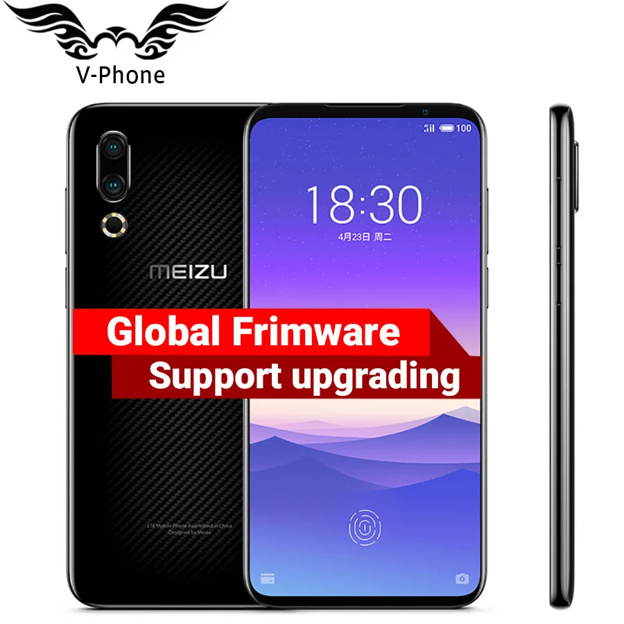 Совершенно Meizu 16s 6 ГБ 128 Гб мобильный телефон NFC 4G LTE Snapdragon 855 6," Ftont 48MP 3600 мАч Meizu Глобальный смартфон