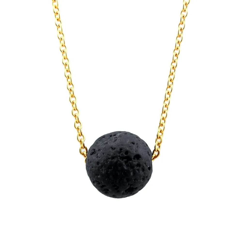 Мода Lava Stone колье аромараспылитель глина ароматерапия для женщин Прямая Эфирное масло колье аромараспылитель