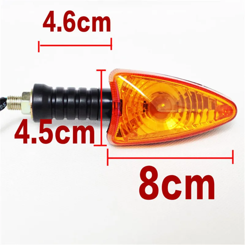 

Top Quality Motorcycle Turn Signal Blinkers Light Amber Lamp Bulb Modified Motorcycle Accessories Motorbike Indicator Lights