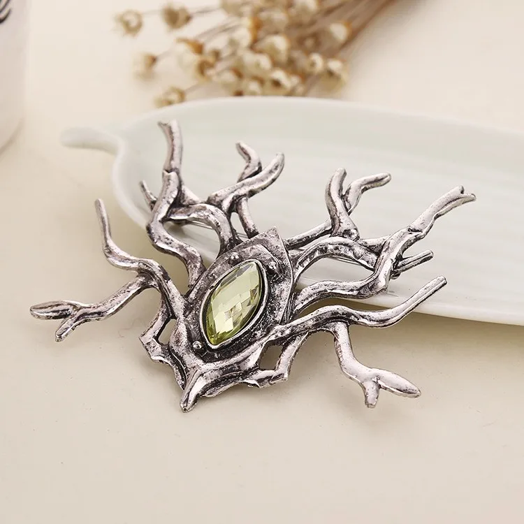 Thranduil эльфов King большой паук брошь, значок на булавке LOTR Прохладный ювелирные изделия для мужчин