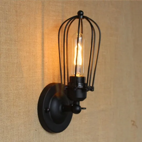 Винтажный настенный светильник в стиле ретро лофт индастриал для дома Эдисона