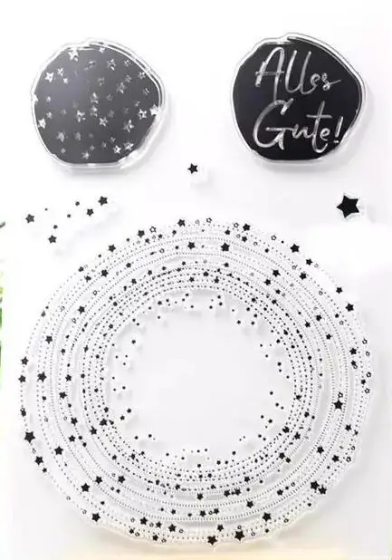 Немецкий фон прозрачный штамп или для DIY скрапбукинга/изготовления карт/Детские