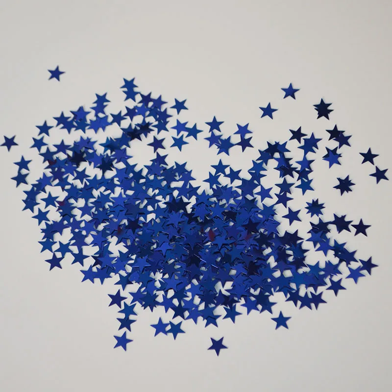 Блестящие звезды из ПВХ 10 мм 15 г 1000 шт.|ornaments|ornamental decoration |