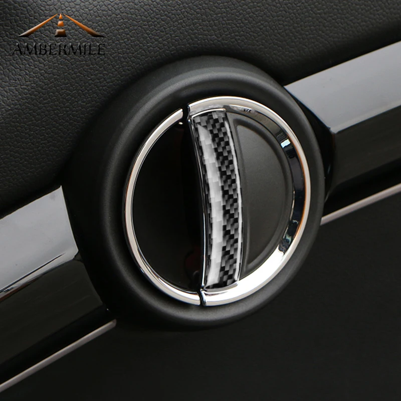 AMBERMILE 4 шт. для Mini Cooper F55 Clubman F54 Countryman F60 аксессуары интерьера из углеродного