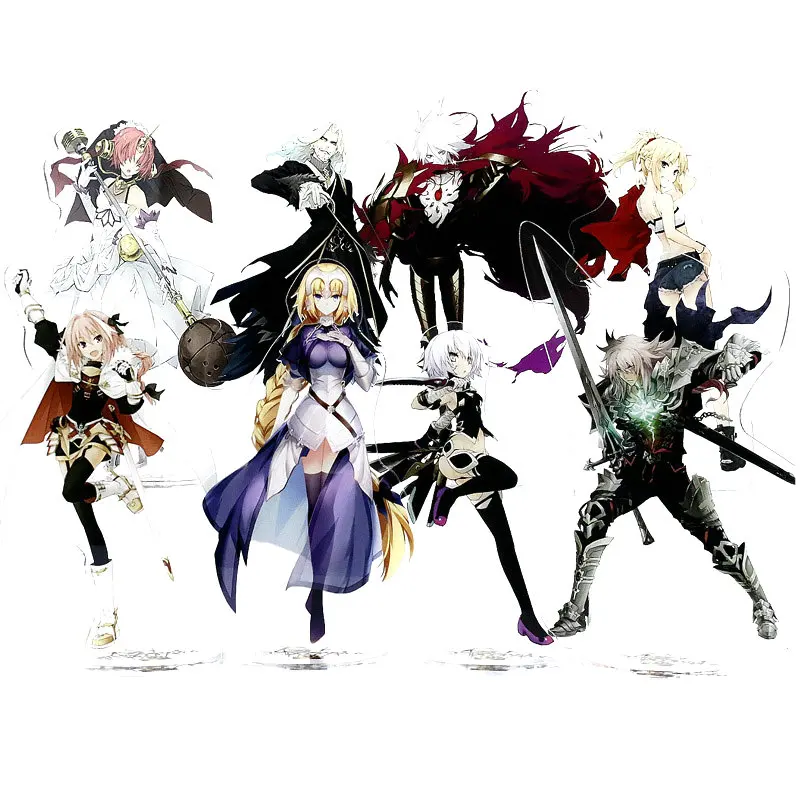 Аниме фигурки Fate Apocrypha двусторонние пластиковые игрушки высокого качества