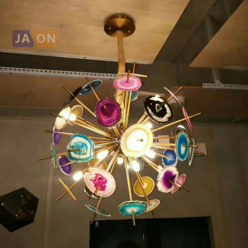 led g9 Постмодерн Железные Агат дизайнерские Светодиодные Лампы.Светодиодные Светильники Люстры Подвесные.Светильники Подвесные Светильники.Светильник Подвесной Светильник.Освещение Для Столовой,Фойе и Спальни