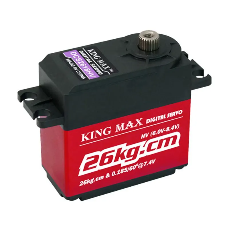 KINGMAX DCS2618HV 61 г 26 кг. см цифровая стандартная металлическая Шестерня HV сервопривод