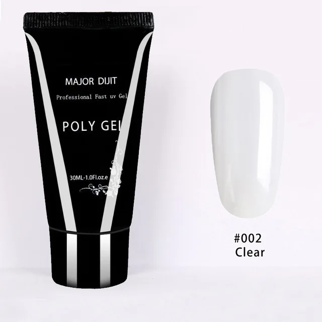 30ML Clear Гель для наращивания ногтей с УФ-акриловым гелем для быстрого строительства 15 мл гель для наращивания ногтей Камуфляжный светодиодный гель для наращивания ногтей - Цвет: 30ML Clear