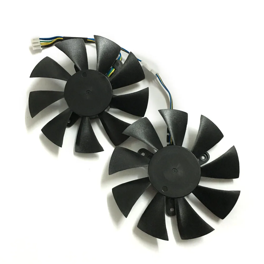 2 шт./лот кулер видеокарт GTX 1070 GPU вентилятор для zotac GTX1070 мини видеокарта GPU охлаждение