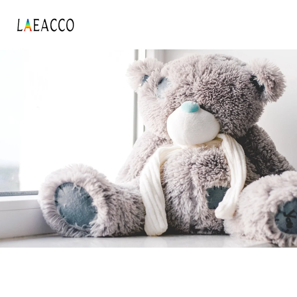 Laeacco Фото фоны Тедди фотообои милая детская ПОРТРЕТНАЯ ФОТОГРАФИЯ фон|photographic