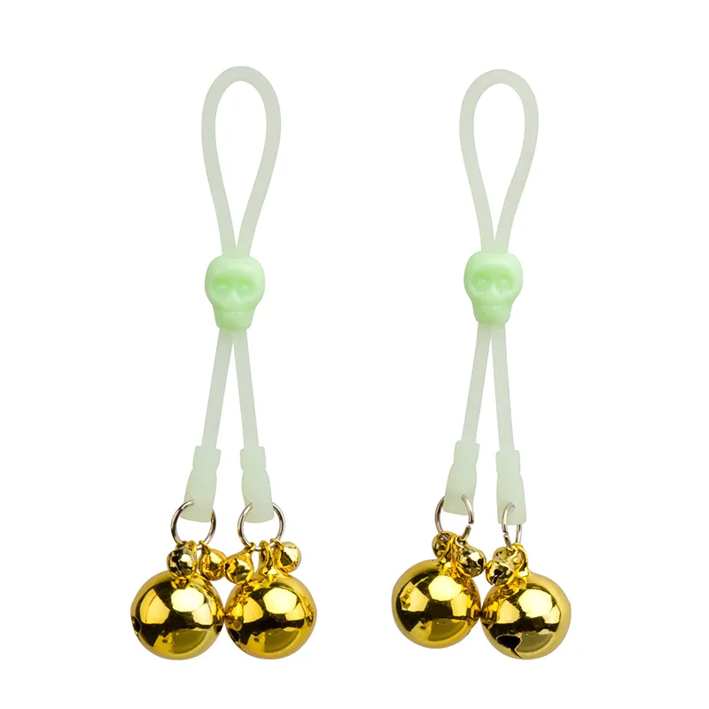 Новый светящийся силиконовый шнур зажимы для сосков Фетиш бондаж ремни