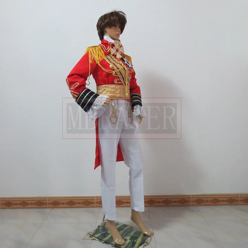 Костюм для косплея Версаль (леди Оскар) красная Униформа команды гардира Оскара