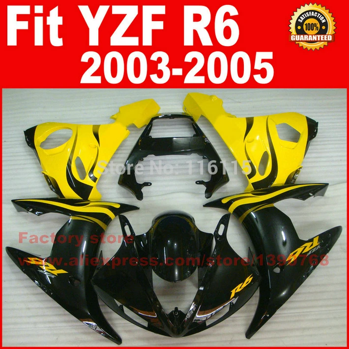 Комплект обтекателей для YAMAHA R6 2003 2004 2005 03 04 05 A9M8|fairing kit|r6 fairing kit2005 r6 |
