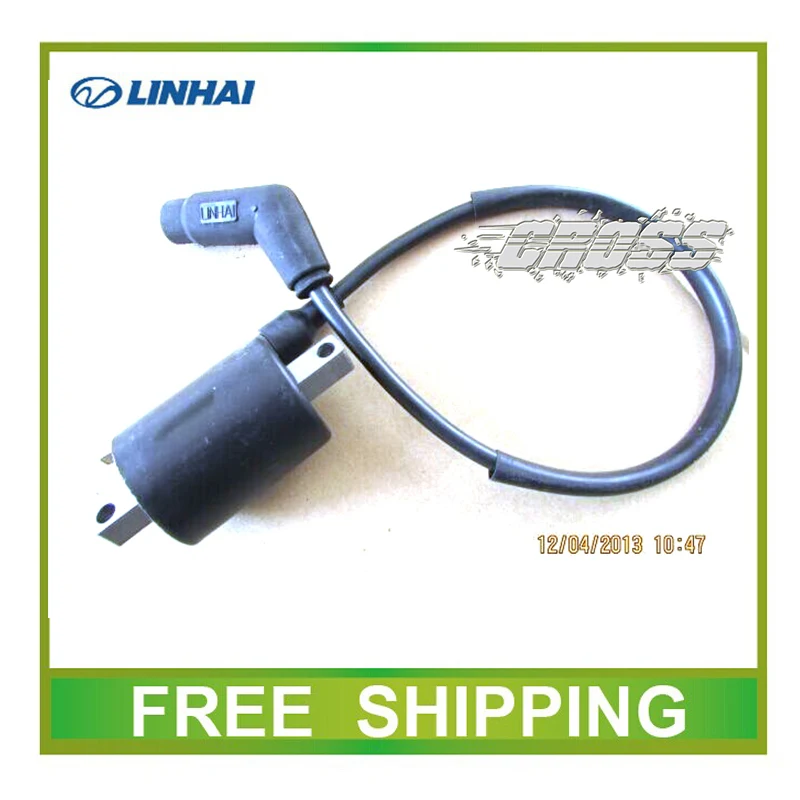 Linhai Зажигалка катушки зажигания 250cc 300cc 400cc LH250 YP250 300T B фотоаксессуары Бесплатная