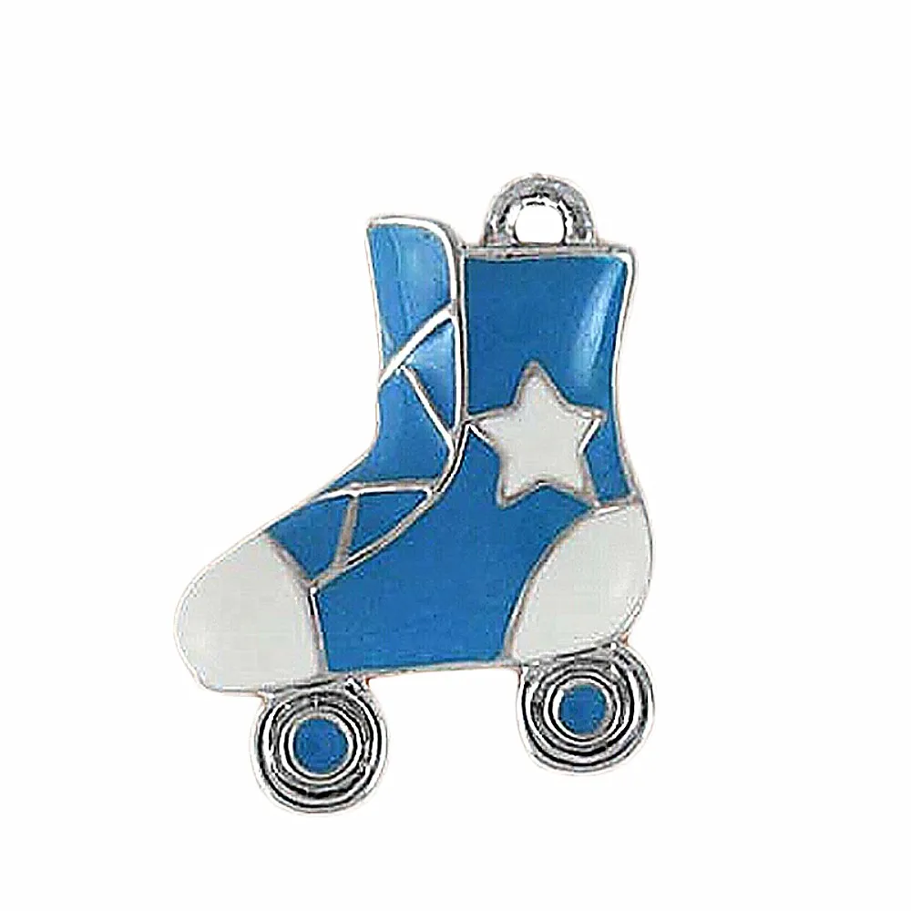 Fashion New Arrival Bracelets Making DIY Spor ICE Skating Shoe Charms Figure Accessories For Women Girls Jewelry | Украшения и