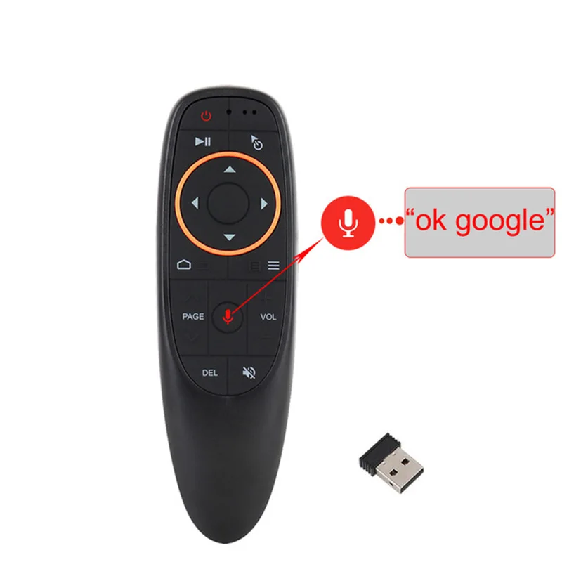 G10 Голосовая воздушная мышь с USB 2 4 ГГц беспроводной 6 осевой гироскоп микрофон ИК