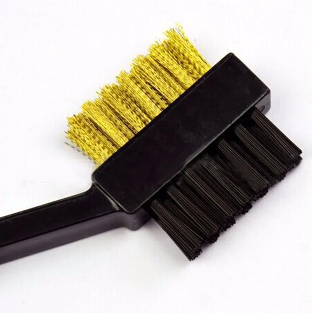 Новинка 2 мини двухсторонние провода для гольфа из латуни нейлоновая щетка набор