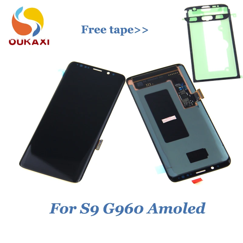 Супер AMOLED Замена для SAMSUNG Galaxy S9 lcd сенсорный экран дигитайзер S9 lcd G960