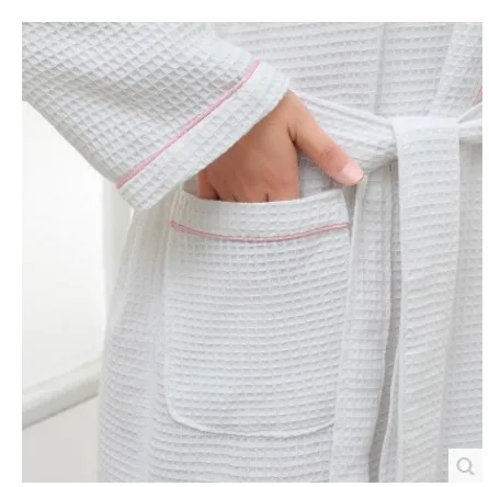 Домашний осенний тонкий пеньюар для влюбленных хлопковый Халат пар банный халат